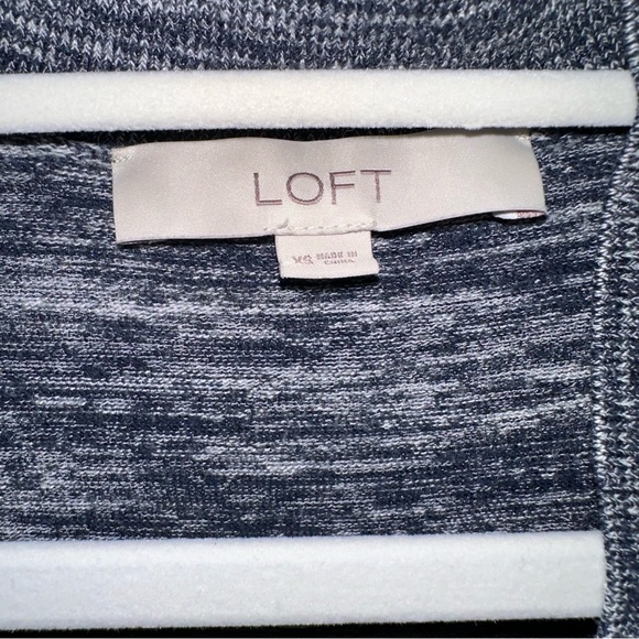 Heather gray Loft flowy cardigan size XS - Picture 2 of 2